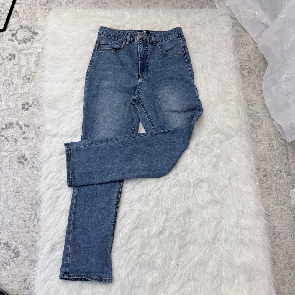 Frye Womens High Waisted Straight Leg Jeans Medium Wash Denim Size 6/28